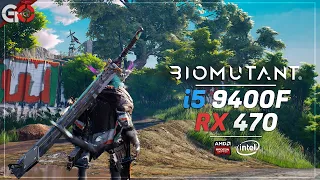 Biomutant | RX 470 - i5 9400F | 1080p All Settings