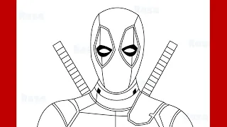 How to Draw Deadpool Step By Step Drawing