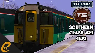 Train Simulator 2021 - Southern Class 421 ‘4CIG’ EMU - Gatwick to Brighton