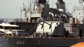 Charleston SC Naval Vessels 1970's USS Alacrity, USS Assurance, USS Willian C. Lawe, USS Cone DD-866