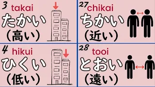 Complete 200 Japanese Adjectives You Must Know in 1 Hour!