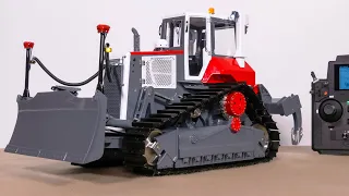 UNBOXING LESU DT60 AOUE RC HYDRAULIC DOZER BULLDOZER, RTR, SOUND, LIGHTS, FLYSKY PL18 EV LITE