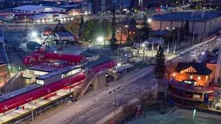 17th Avenue Extension and Stampede Station Rebuild Project Time-lapse