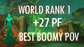 World Rank 1 +27 Plaguefall | Balance Druid PoV | Shadowlands M+ Season 1