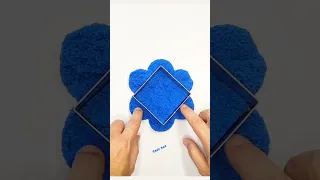 Kinetic sand Cutting SHAPES ASMR | Satisfying  Relaxing #kineticsand #asmr #satisfying #shorts