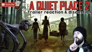 A Quiet Place Part 2 Trailer Reaction and Discussion - CILLIAN MURPHY?! - Quiet Place 2 Reaction