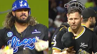 Asi Fue Como Los Tigres Del Licey Le Entran A Palos A Yunesky Maya e Aguilas