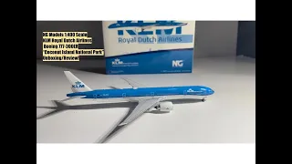 1:400 Scale NG Models KLM Boeing 777-300ER “Coconut Island National Park” Unboxing/Review