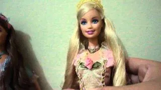 My new Barbie as The Princess And The Pauper Anneliese and Erika dolls singing in English