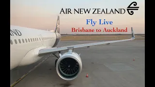 (Natural Sound) Air New Zealand NZ-734 Brisbane to Auckland Flight Report (Airbus A321NEO)