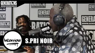 S.Pri Noir - Interview "Masque Blanc" (Live des studios de Generations)