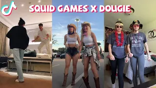 Squid Games x Dougie TikTok Dance Challenge Compilation