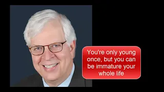 Dennis Prager Disapproves of Sarah Silverman