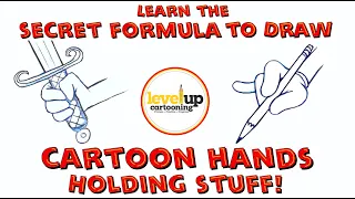 How to Draw Cartoon Hands Holding Stuff Easy Step by Step