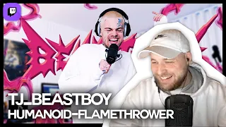 Abgeliefert! | TJ_BEASTBOY – HUMANOID-FLAMETHROWER 🔥 OneTake-Medley | REACTION VON KICO