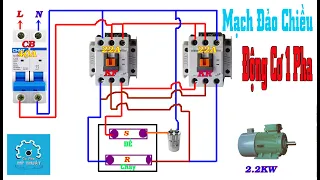 Mạch Đảo chiều quay động cơ 1 pha