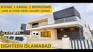 EIGHTEEN Islamabad 1 Kanal Villa for Sale & On Installments | 5 Bdr | Park Facing | Luxury Living🏡🌇