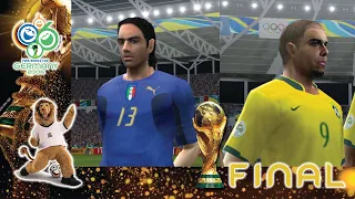 Mundial Alemania 2006 con Brasil | PES 6 | Final | Italia v/s Brasil