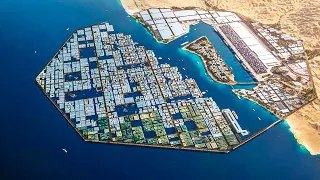 NEOM's Oxagon: Saudi Arabia's floating city 2023 SHOCKING Progress 😱