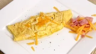 Super Simple Ham & Cheese Omelette Recipe - Laura Vitale - Laura in the Kitchen Episode 718