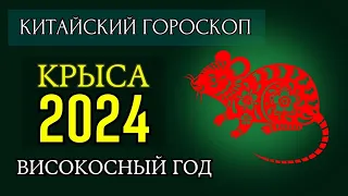 КРЫСА  2024 - ПОДРОБНЫЙ КИТАЙСКИЙ ГОРОСКОП | Високосный 2024 год