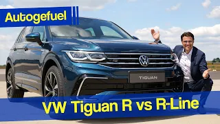 2021 Volkswagen Tiguan R vs Tiguan R-Line new Facelift REVEAL comparison