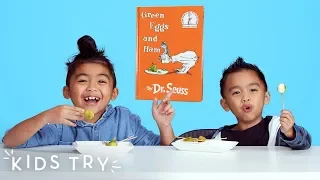 Kids Try Green Eggs from Around the World | Kids Try | HiHo Kids