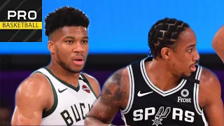 Milwaukee Bucks vs San Antonio Spurs | Jul. 23, 2020 | 2019-20 NBA Restart | Обзор матча