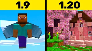 As Melhores Partes de Cada Versão do Minecraft (1.0 - 1.20)