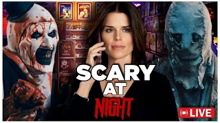 SCARY AT NIGHT *LIVESTREAM* , SCREAM 7 , TERRIFIER 3 , MAXXXINE , & MORE | HORROR TALK