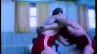 Mikhail Mamiashvili - 1988 wrestling workout