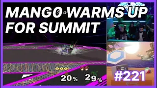 Mang0 warms up for Summit | Smash Melee Highlights