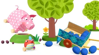 Деревяшки – Серия 70 – Все кувырком ⛳| Новый развивающий познавательный мультик для малышей