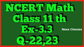 Chapter 3 Exercise 3.3 (Q22,Q23) Trigonometric Functions Class 11 Maths NCERT