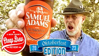 Sam Adams Octoberfest Beer Review 2023 Revisit by A Beer Snob's Cheap Brew Review