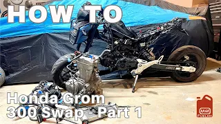 How To - Honda Grom 300 Swap Part 1