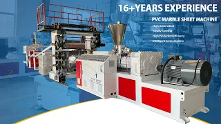 PVC Marble sheet machine / making extrusion / pvc wall panel plastic extruder
