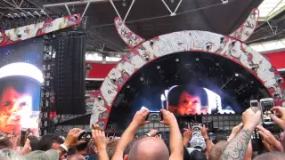 AC/DC Intro Rock Or Bust Live. Wembley Stadium London Opening 2015