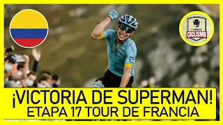 RESUMEN ETAPA 17 TOUR DE FRANCIA 2020 🇨🇴 MIGUEL ANGEL LOPEZ ROMPE EN LA ESCALADA