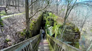 Shawnee National Forest - Cave-in-Rock, Rim Rock, Garden of the Gods, and Indian Kitchen, Illinois