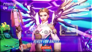 0 Deaths Battle Mercy :3 - Overwatch 2 Mercy Main Competitive Gameplay