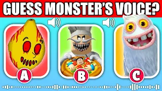 Guess the MONSTER'S VOICE #10 (SINGING MONSTERS, GARTEN OF BANBAN 2, PAPA PIZZERIA & MS LEMONS)