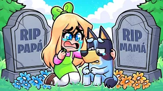 ¡BLUEY PIERDE A SU PAPA Y MAMÁ PARA SIEMPRE! 😭💔 BLUEY QUEDA HUERFANA  EN MINECRAFT