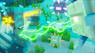 Warden vs Elder Guardian -EPIC FIGHT- (Minecraft Animation Movie)