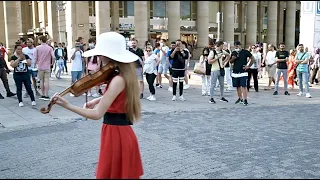 Yesterday - The Beatles - Violin Street Performance by Emily Diebold