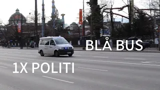 1X POLITi BLÅ BUS Fanget på H.C. Andersens boulevard