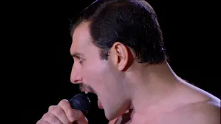 QUEEN- We Will Rock You- Friends Will Be Friends- We Are The Champions (Live 1986)