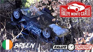 Test Rallye Monte Carlo 2022 - Craig Breen | Flat out, ice & after crash @RallyeChrono