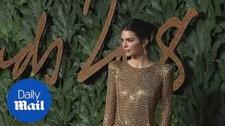 Kendall Jenner glows at the British Fashion Awards