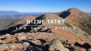 Niżne Tatry grań główna - Low Tatras hiking in Slovakia | 4K FILM DRONE